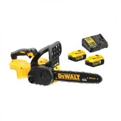 Tronçonneuse-élagueuse 18 V XR Brushless Dewalt DCM565N + 2 batteries 5 Ah + chargeur